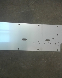 Bended plate w/tags - side 2mm SST f/Shutter SR25 -sensor-